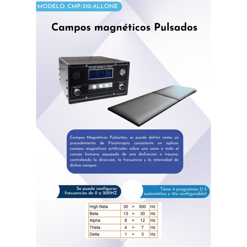 Campos Magnéticos Pulsados CMP-310 ALL-IN-ONE