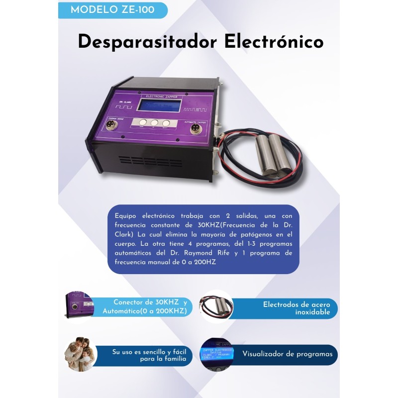 Desparasitador Electrónico ZE-100