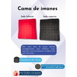 CAMA CUADRADA DE IMANES