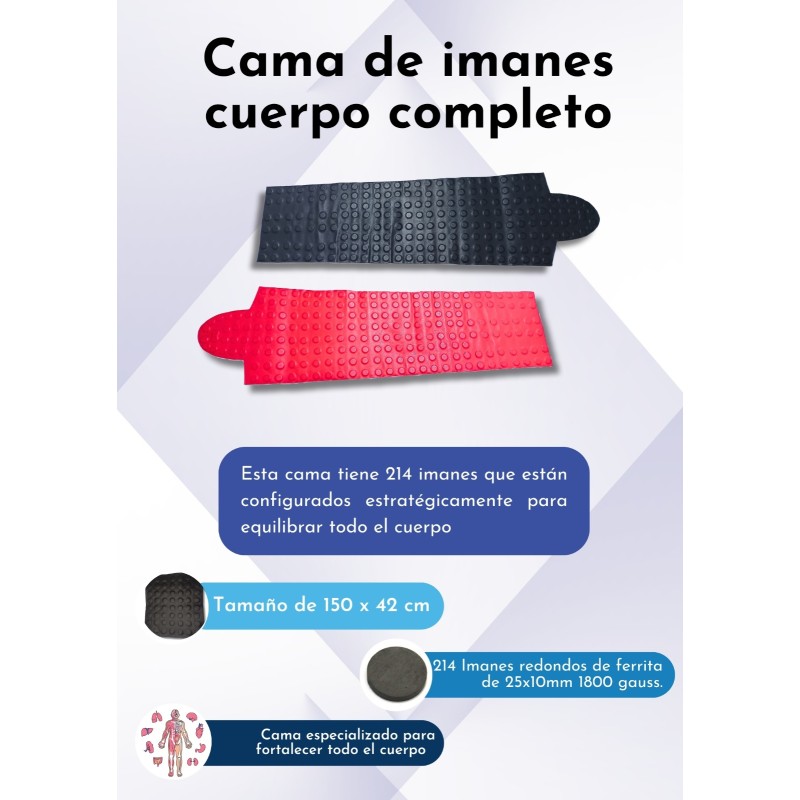 CAMA CUERPO COMPLETO DE IMANES