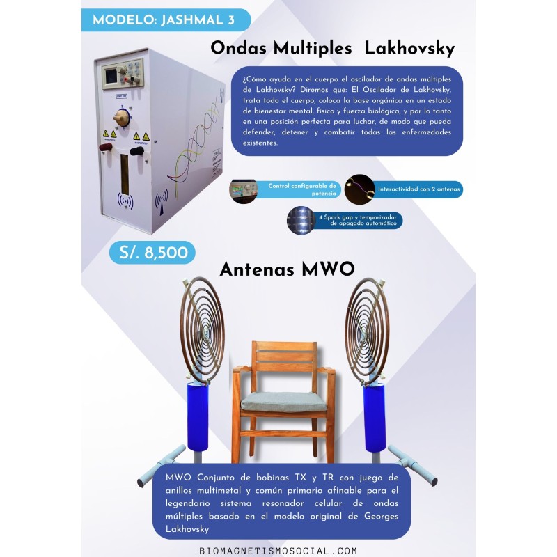EQUIPO ONDAS MÚLTIPLES LAKHOVSKY JASHMAL 3
